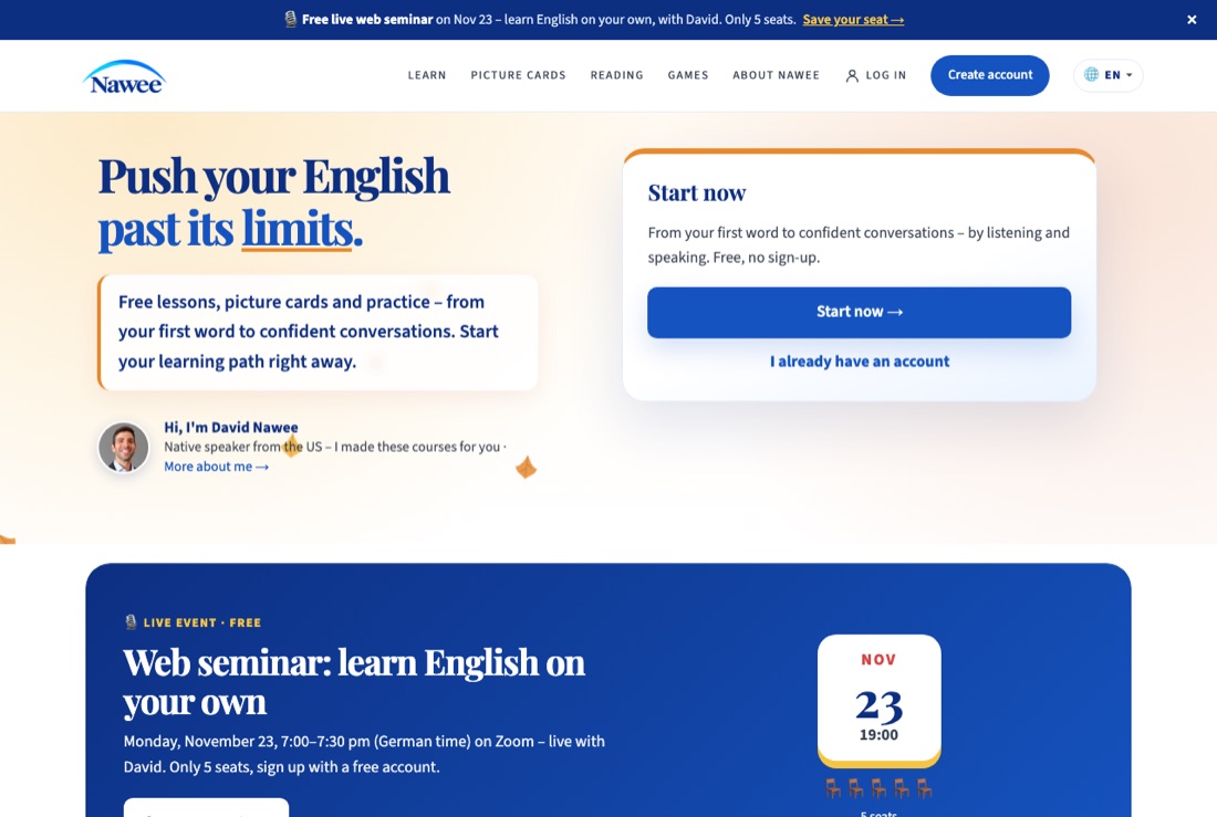 nawee.net homepage